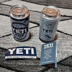YETI LIMITED EDITION POP-TOP COLLECTIBLE STASH CAN BUNDLE